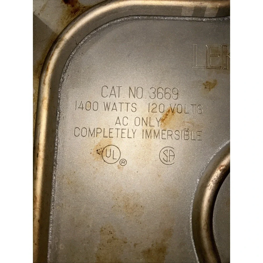 LEKTRO MAID Electric Skillet #13669 Miracle Maid West Bend W/ Tray & Plug Works